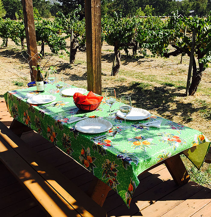 OILCLOTH TABLECLOTHS AND COTTON TOO Cottage Home Decor